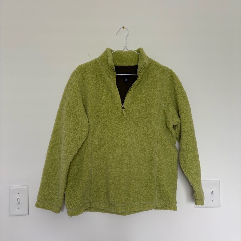Green Fleece Pullover
